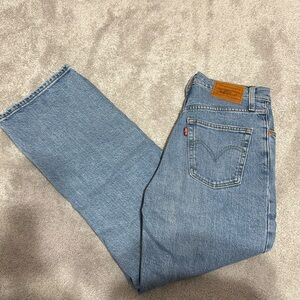 Levi’s Ribcage Straight Ripped Jeans